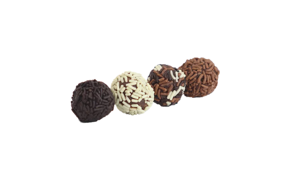 Rebanadas de Pastel de Trufas